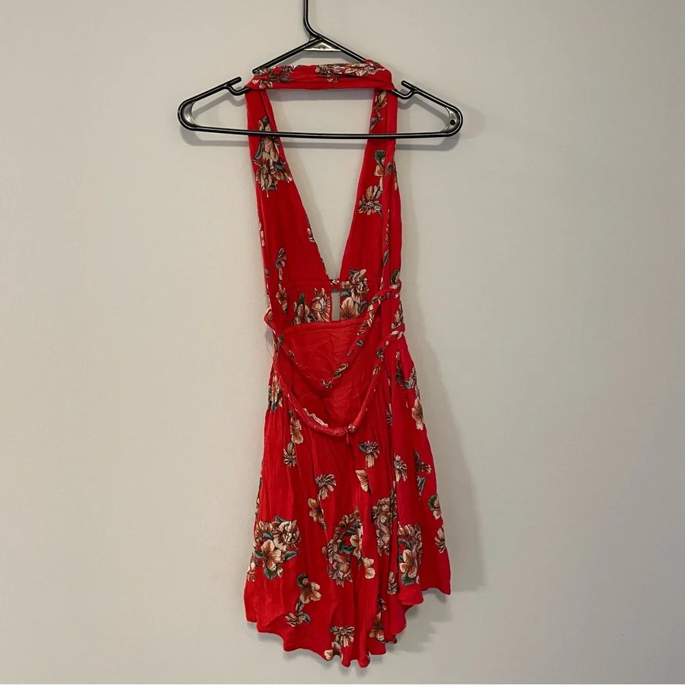 Red Backless Dress - Picture 2 of 5